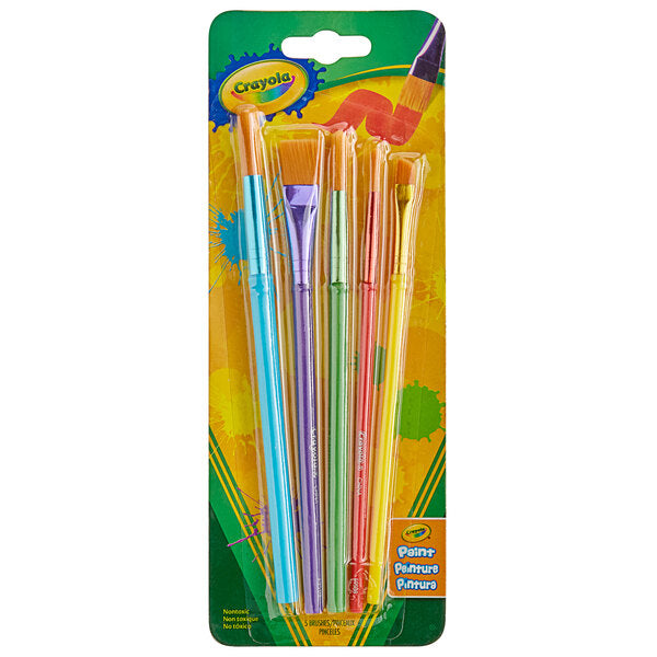 Crayola Assorted Paintbrushes, Set of 5 by Crayola
