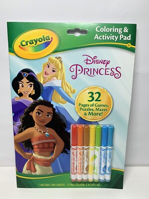 Crayola Disney Princess Coloring and Activity Book by Crayola