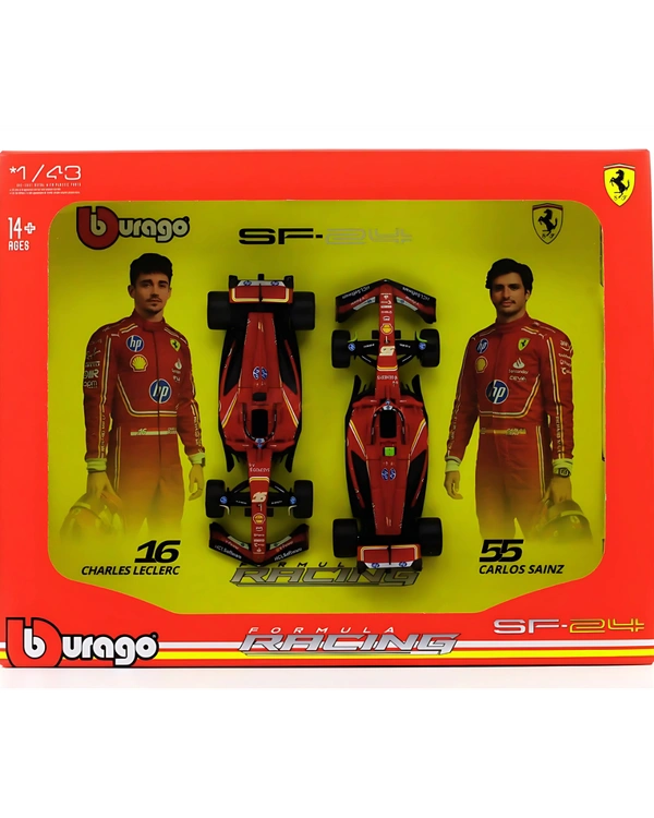 BURAGO F1 1/43 DUAL PACK SET