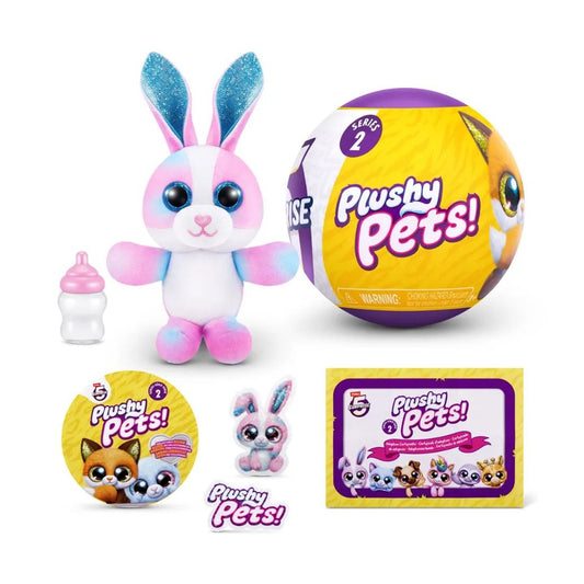 Zuru 5 Surprise Plushy Pets - Collectible Stuffed Toys Series 2 by Zuru