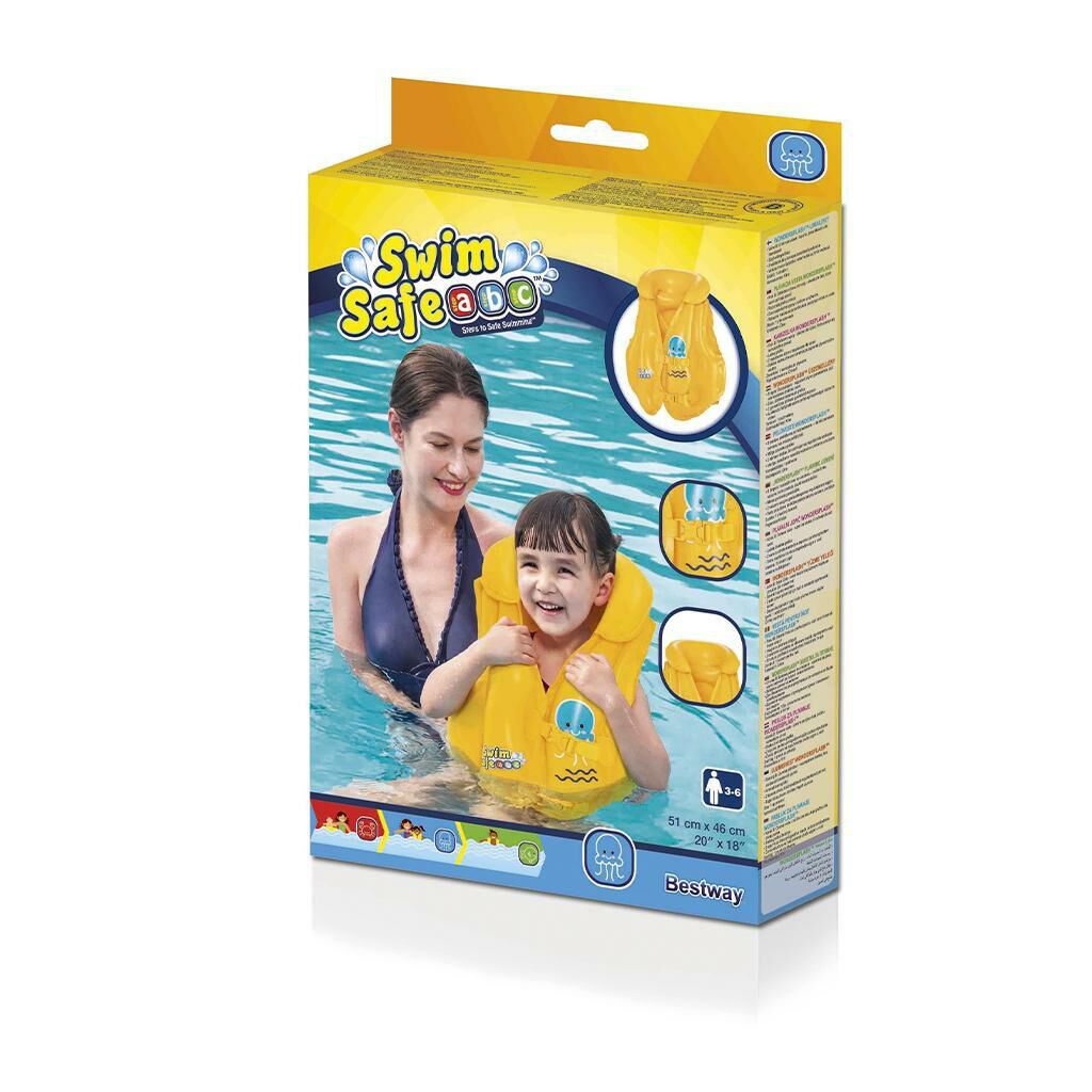 Bestway Inflatable Swim Vest Buoyancy Float 51x46 Cm by Bestway