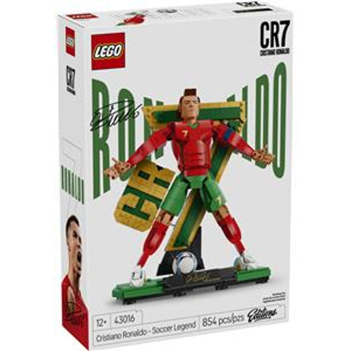 Lego Editions Cristiano Ronaldo Legends (43016) by LEGO