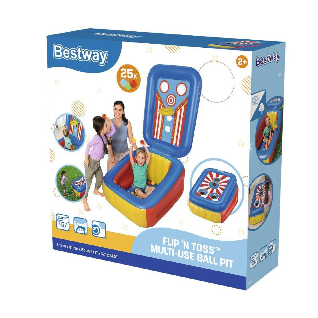 Bestway Inflatable Kids Pool with Balls 110x81x62 cm by Bestway