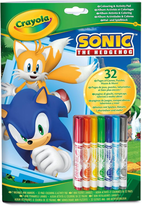 Crayola Sonic Coloring and Activity Book by Crayola