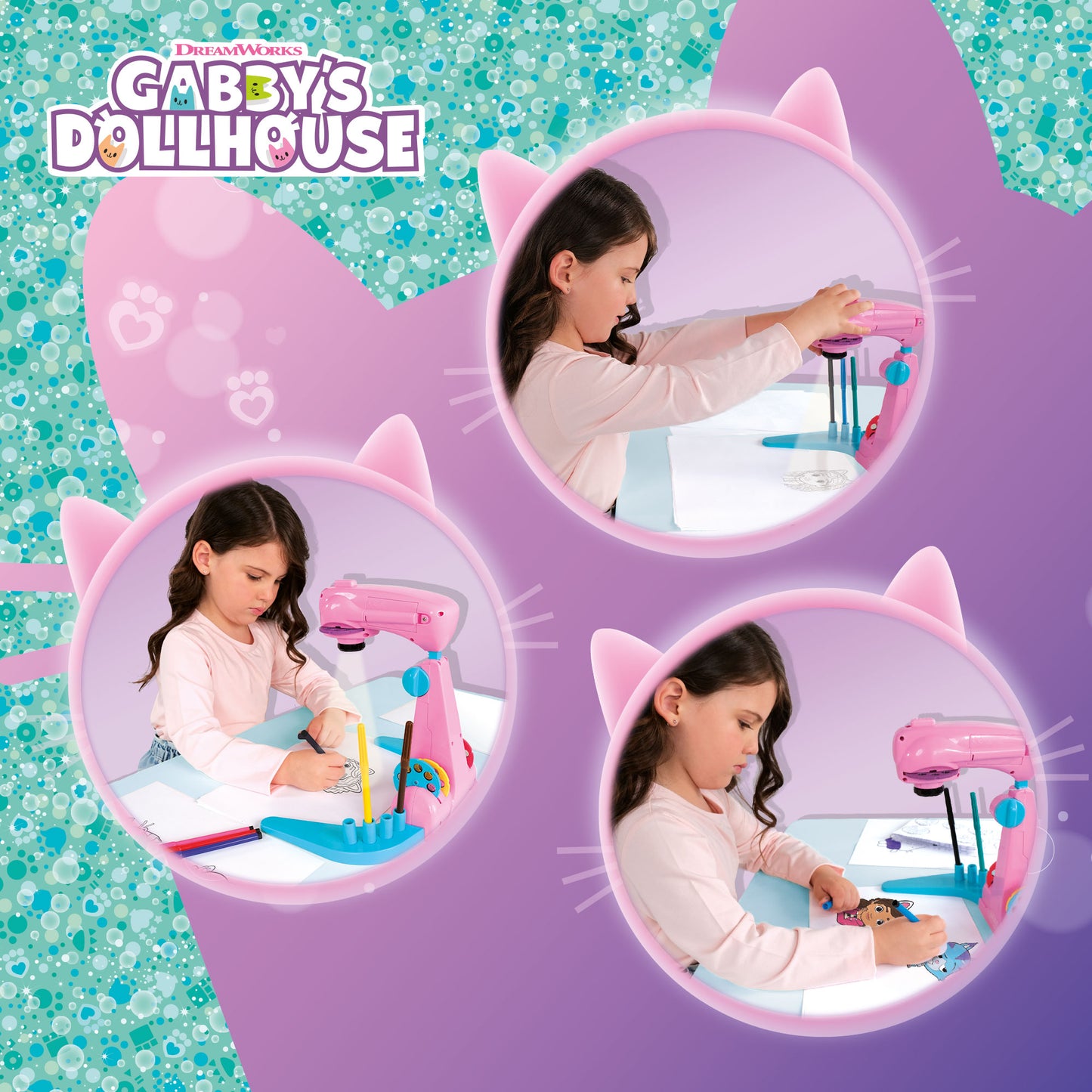 Gabby’s Dollhouse Projector Drawing School