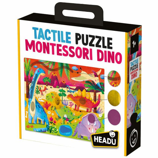 HEADU TACTILE PUZZLE MONTESSORI DINO
