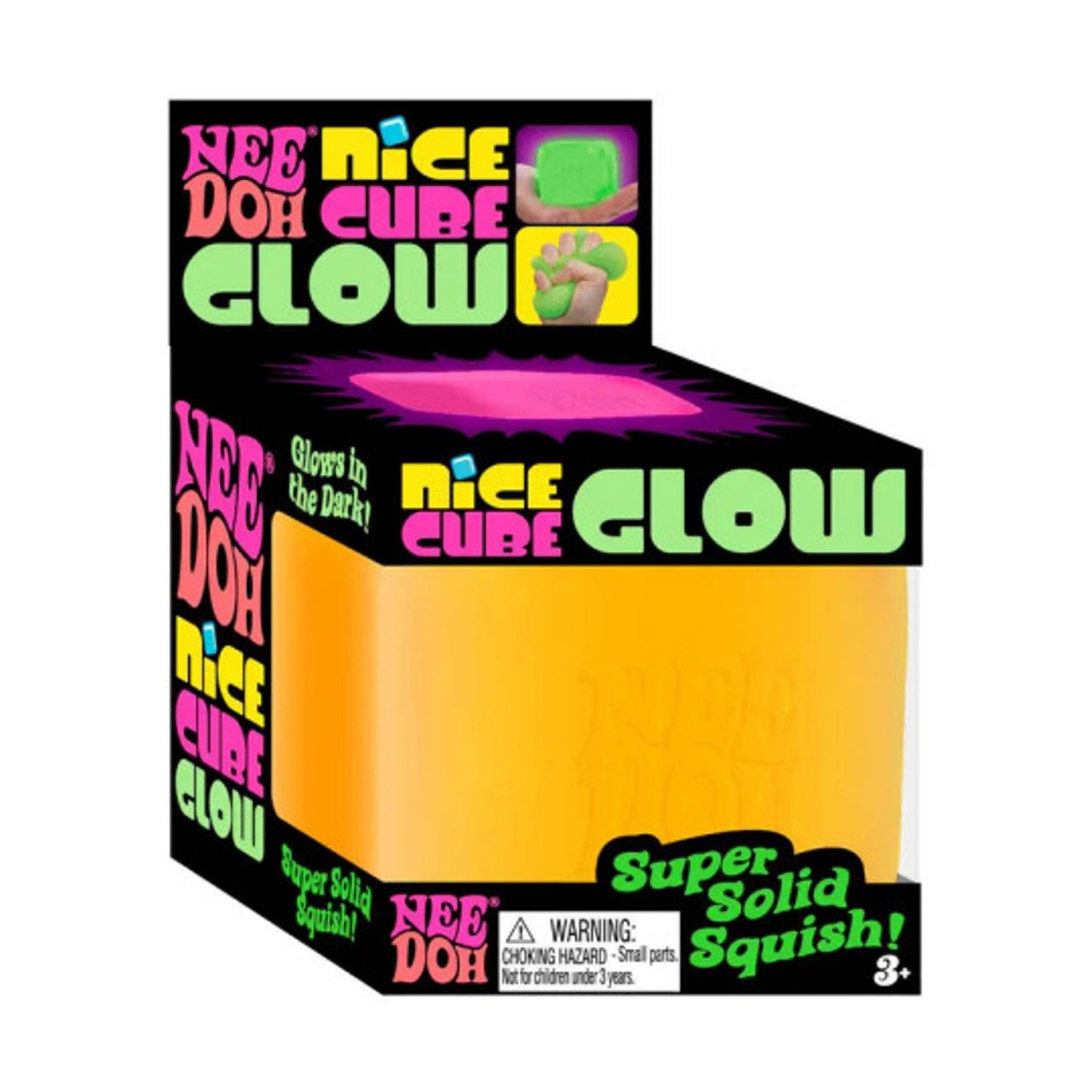 NeeDoh Glow Nice Cube by Schylling