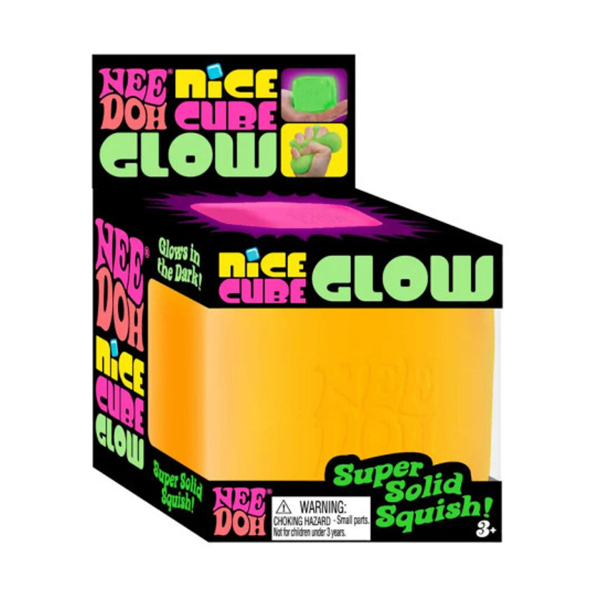 NeeDoh Glow Nice Cube by Schylling