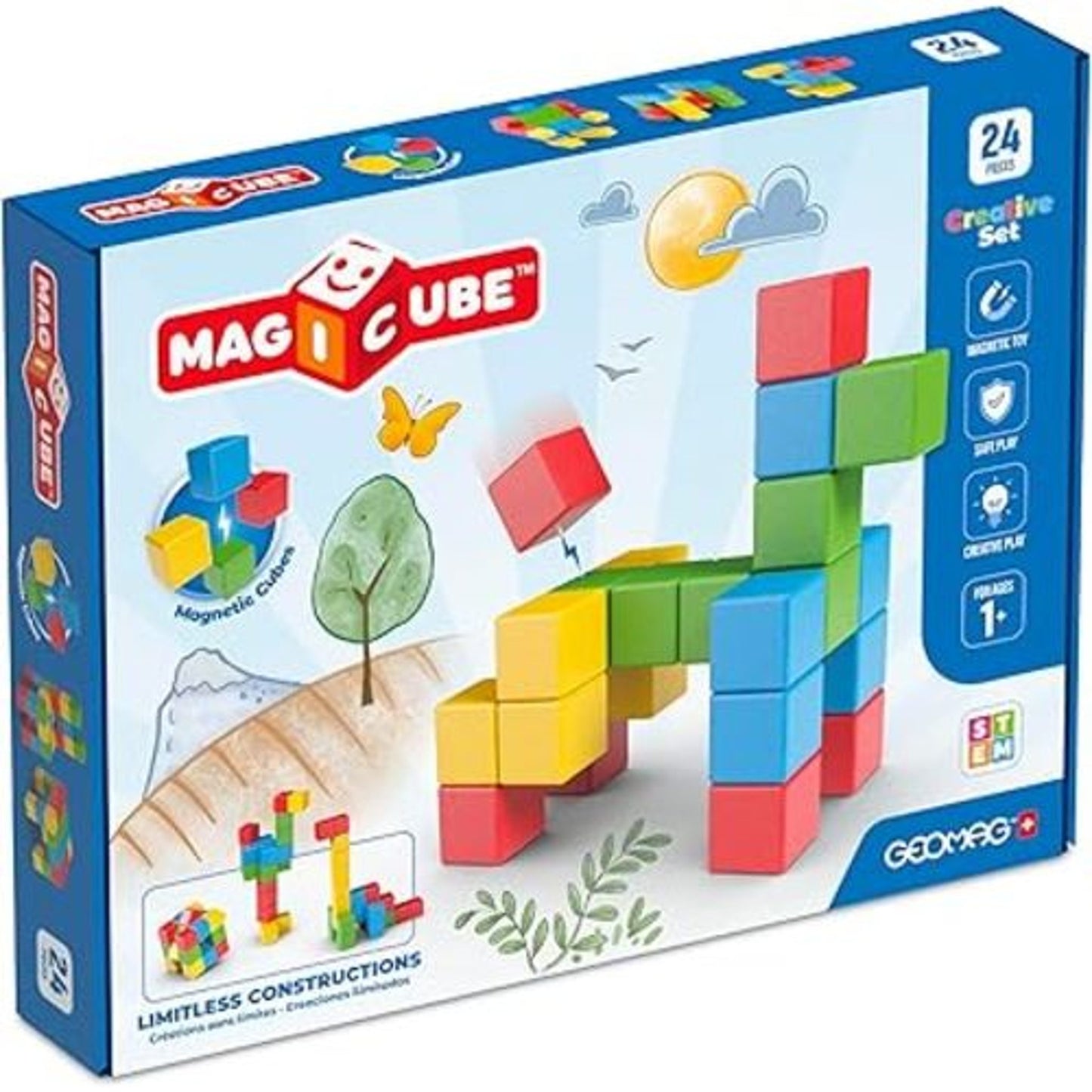 Geomag Magicube Travelling with Cuddly Pig, One Size by Geomag