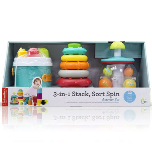 Infantino 3 IN 1 SORT, STACK & SPIN