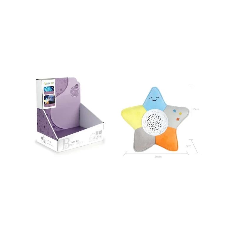 3 In 1 Cuddle Star Projector Toy by Funmunch