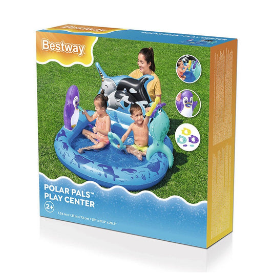 Bestway Polar Pals Inflatable Water Play Centre for Kids by Bestway