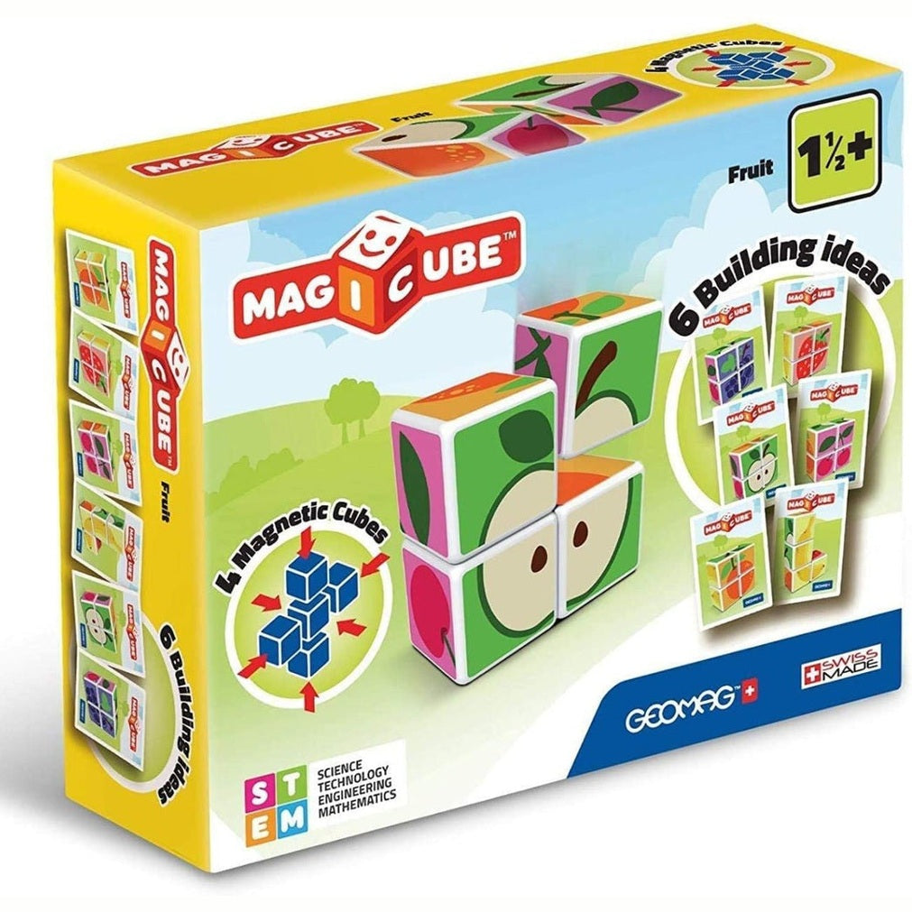 Geomag Magicube Fruit Building Set, Size 6 by Geomag