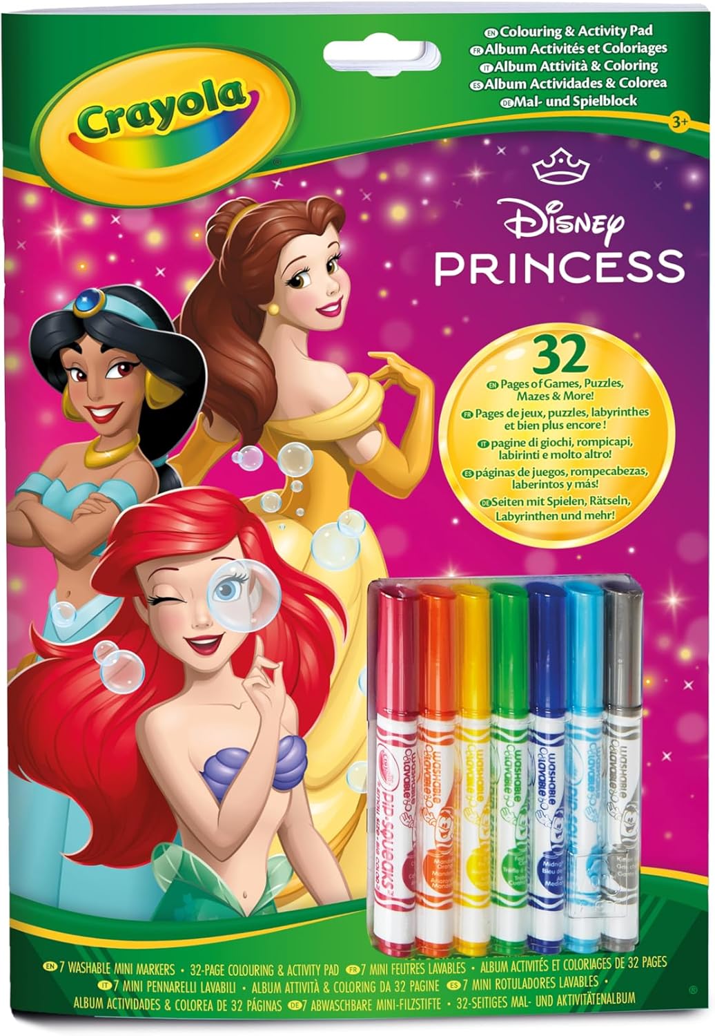 Crayola Disney Princess Coloring and Activity Book by Crayola