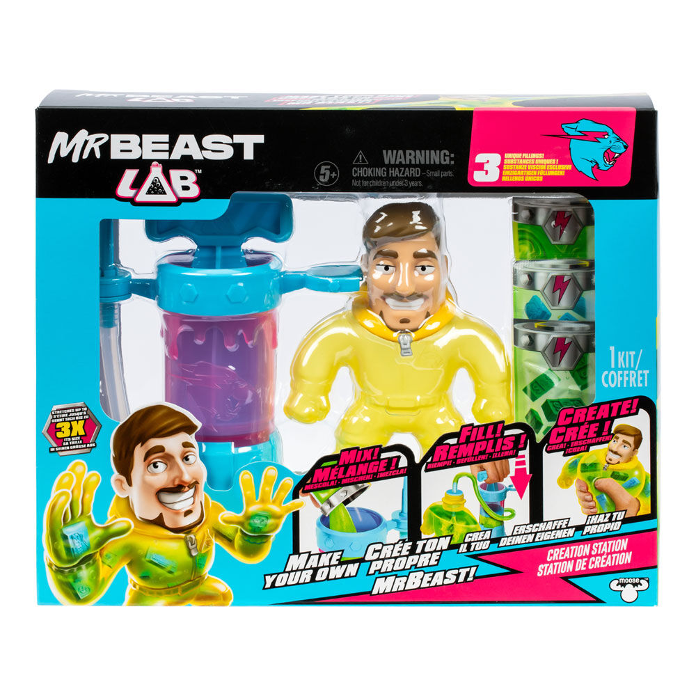 Mr Beast Lab Make Your Own Stretchy Action Figure by MRBEAST LAB