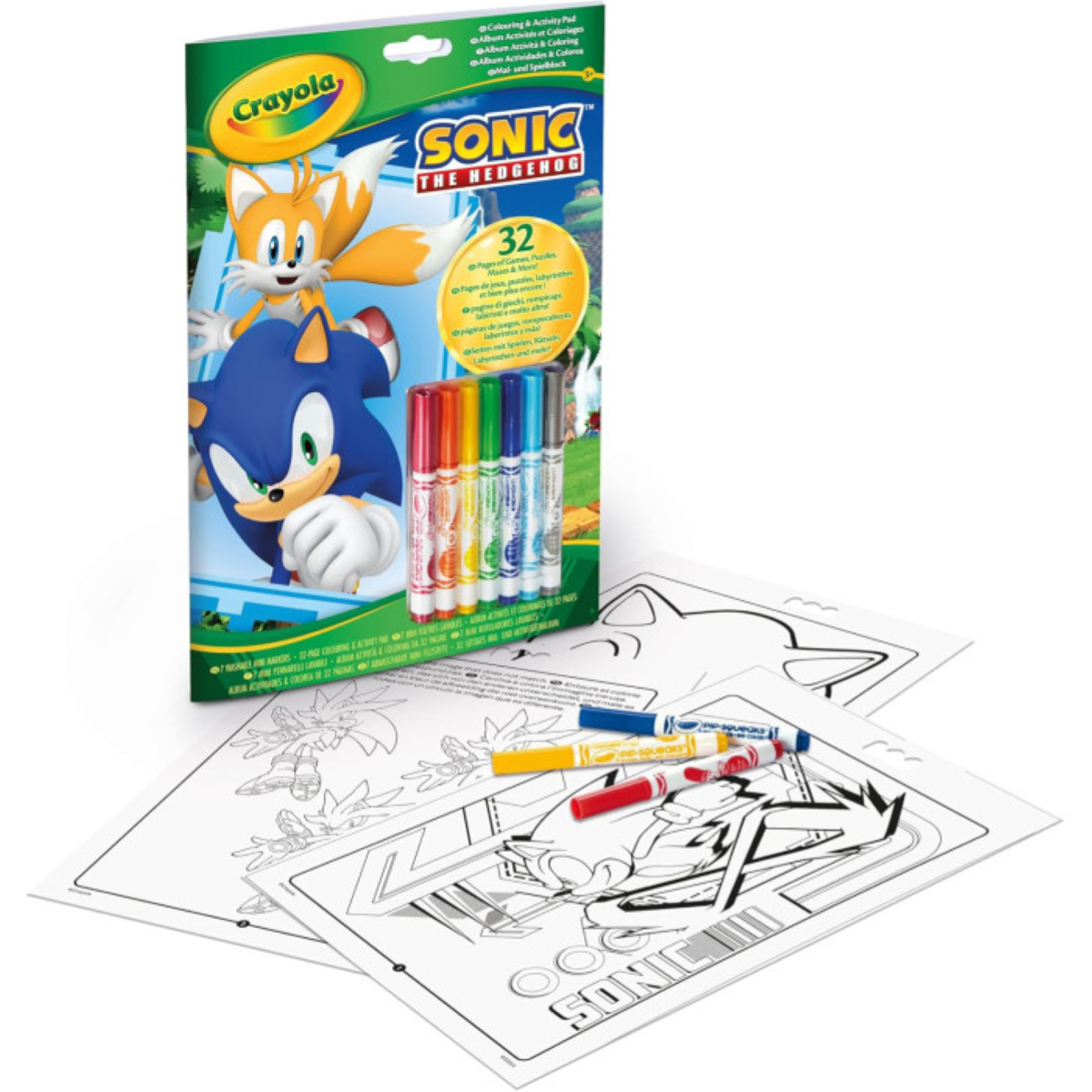 Crayola Sonic Coloring and Activity Book by Crayola