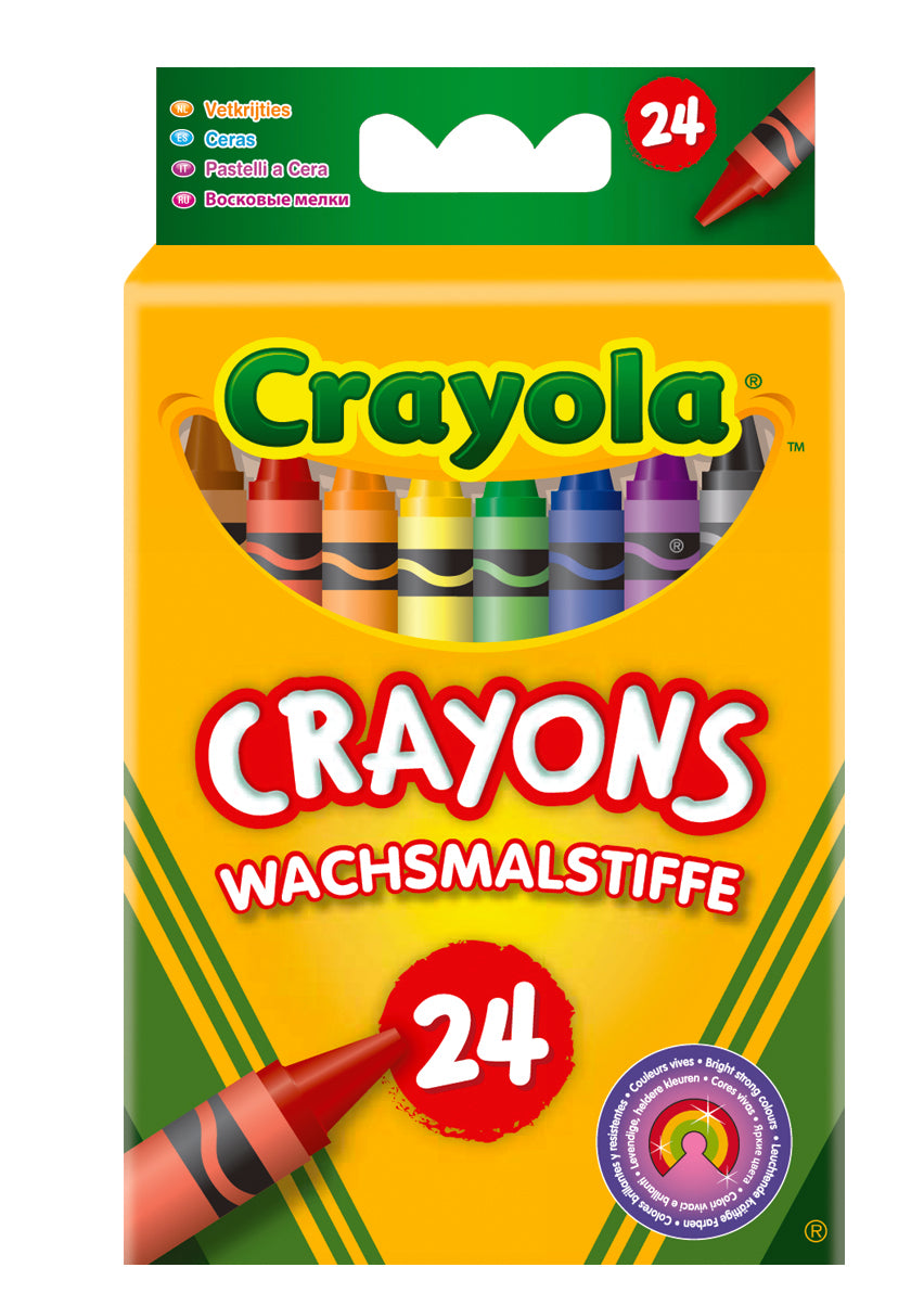 Crayola Standard Crayons, Box of 24 Assorted Colors by Crayola