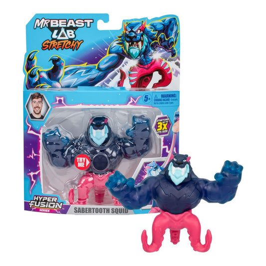 Mr Beast Lab Hyper Fusion Sabertooth Squid by Moose Toys