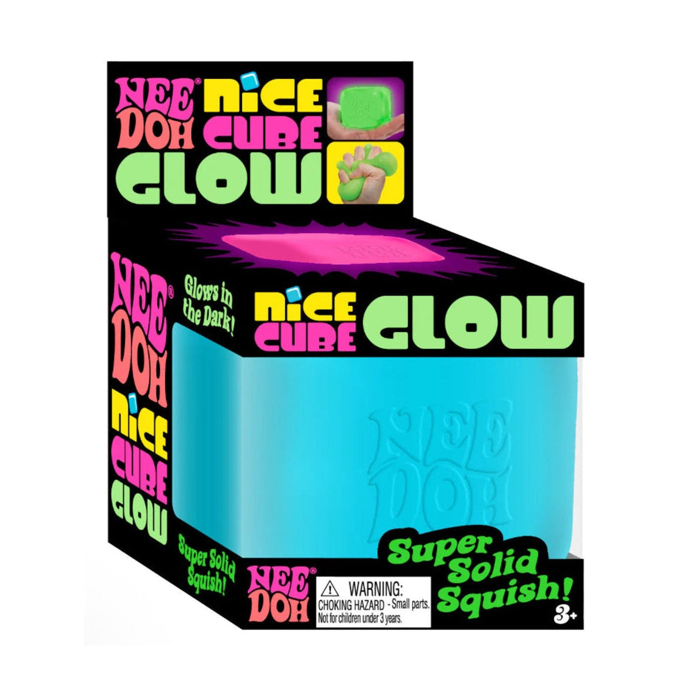 NeeDoh Glow Nice Cube by Schylling