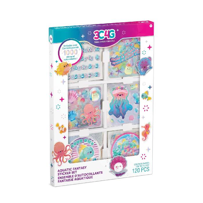 Make It Real Aquatic Fantasy Sticker Set by 3C4G