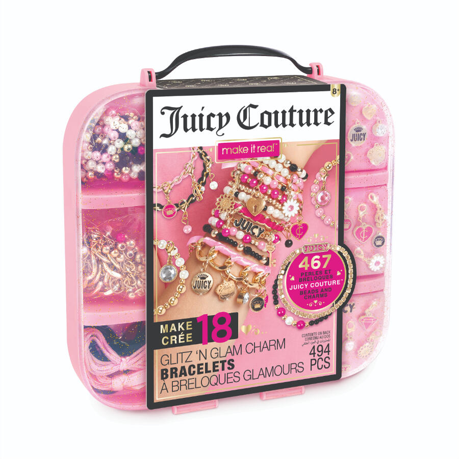 Make It Real Juicy Couture Glitz ‘N Glam Charm Bracelets DIY Kit by MAKE IT REAL