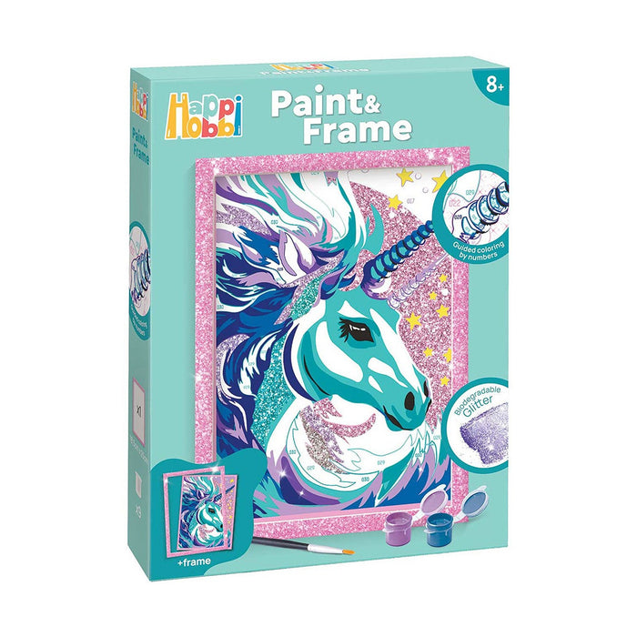 HappiHobbi Paint & Frame Fairytale Unicorn