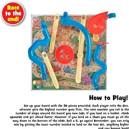 EPIC FUN! Dinosaur Edition Snakes & Ladders by EPIC FUN!