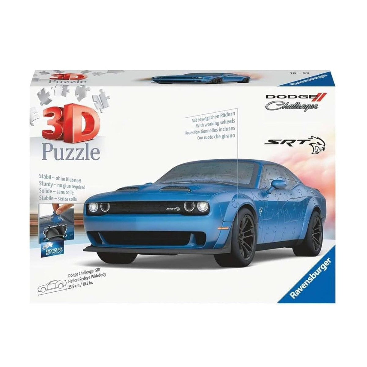 3D PUZZLE DODGE CHALLENGER SRT by Ravensburger