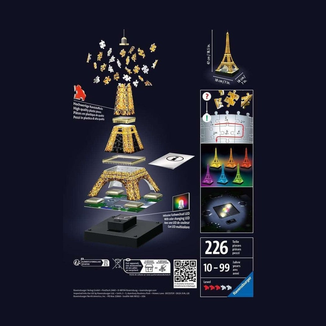 3D PUZZLE EIFFEL TOWER by Ravensburger