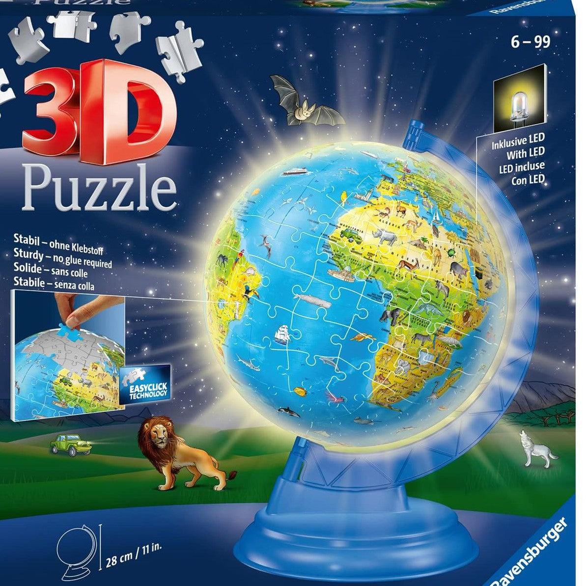 3D PUZZLE GLOBE by Ravensburger