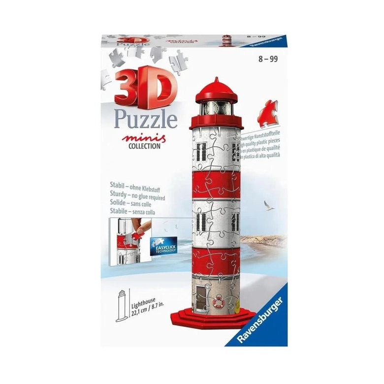 3D PUZZLE MINI LIGHTHOUSE by Ravensburger