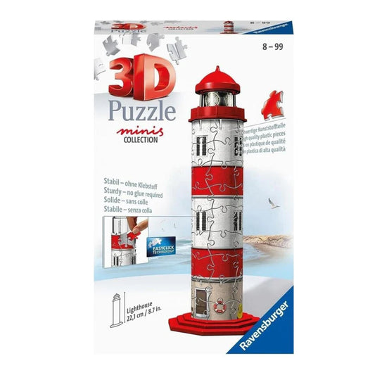 3D PUZZLE MINI LIGHTHOUSE by Ravensburger