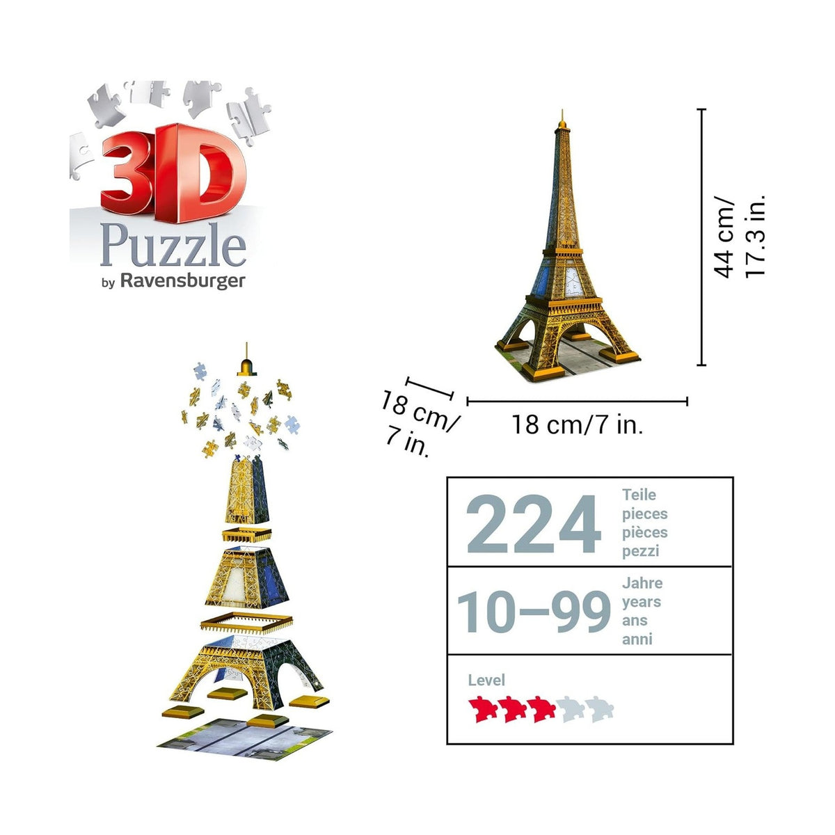 3D PUZZLE TOUR EIFFEL by Ravensburger