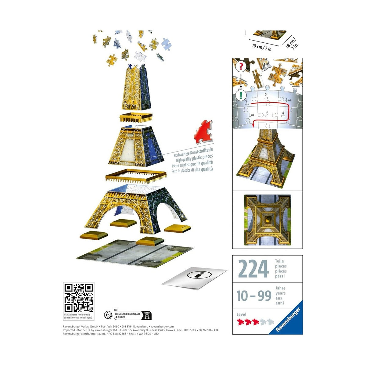 3D PUZZLE TOUR EIFFEL by Ravensburger