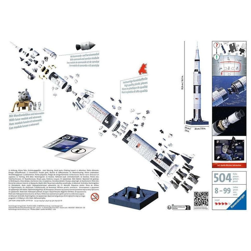 Ravensburger 3D Puzzle Apollo Saturn V by Ravensburger