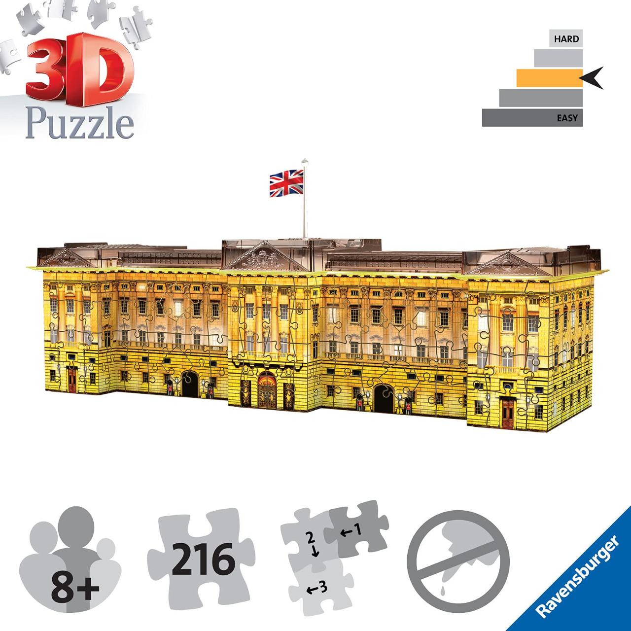 Ravensburger 3D Puzzle London's Buckingham Palace Night Edition by Ravensburger