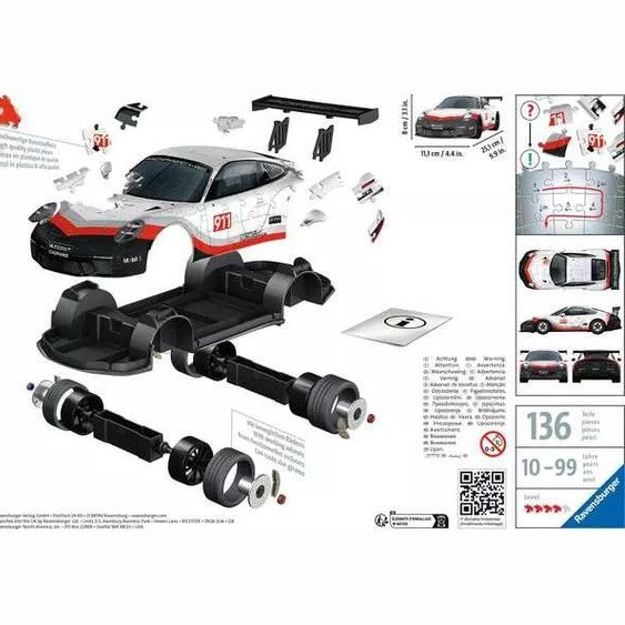 3D Puzzle Porsche 911 GT3 CUP by Ravensburger