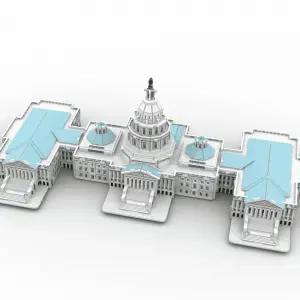 3D Puzzle United State Capitol by OFFBRAND