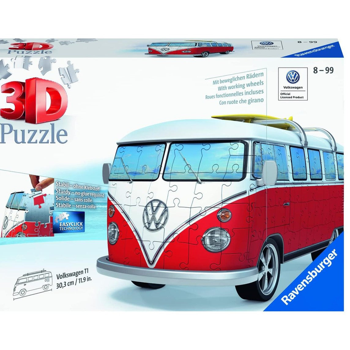 3D Puzzle Volkswagen T1 by Ravensburger