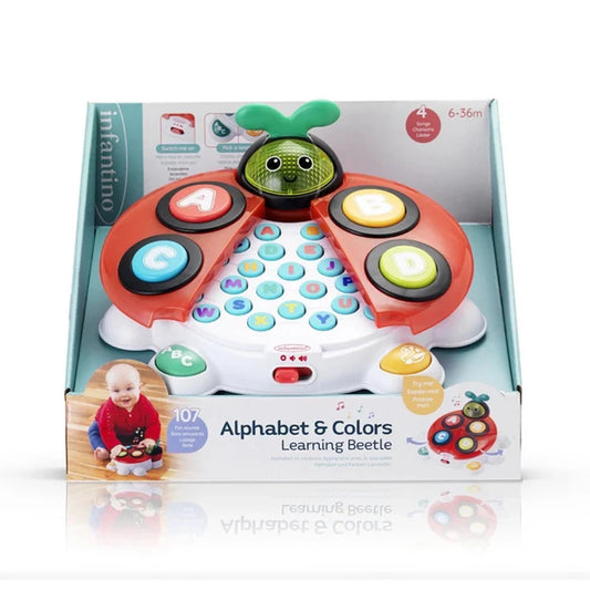 Infantino Alphabet & Colors Learning Beetle by Blue Box Kids
