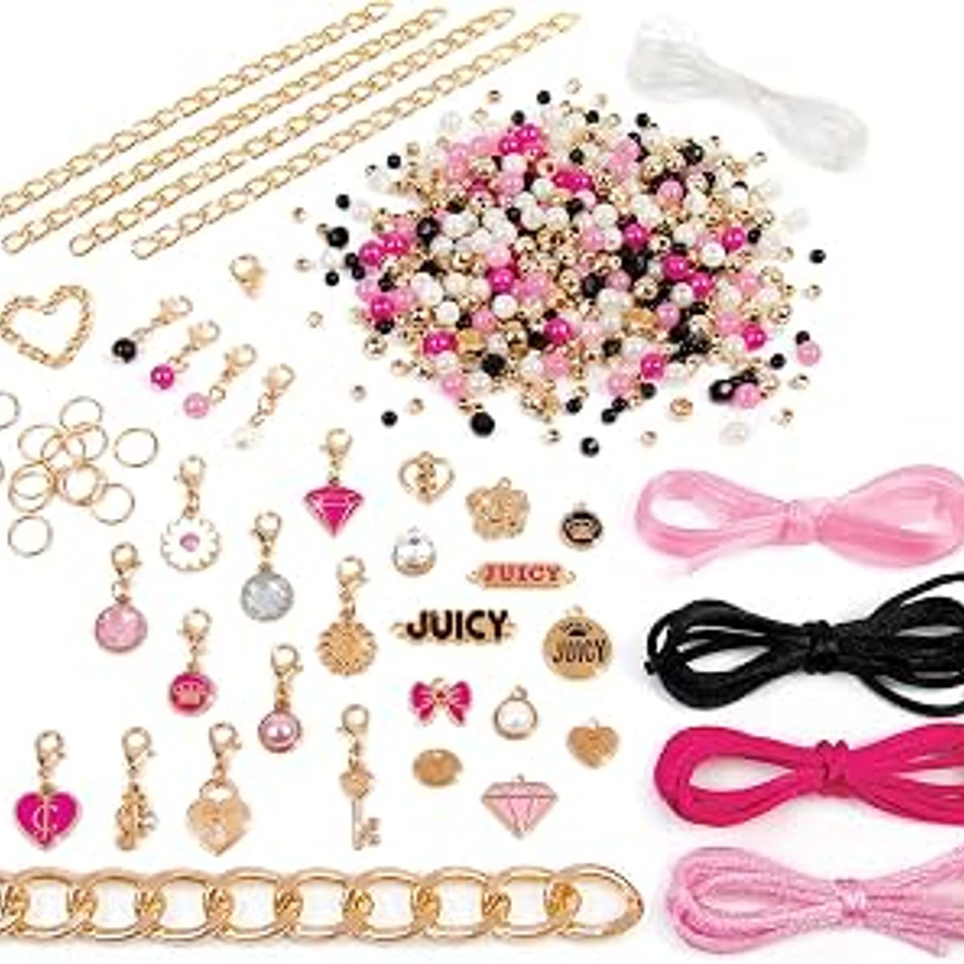 Make It Real Juicy Couture Glitz ‘N Glam Charm Bracelets DIY Kit by MAKE IT REAL