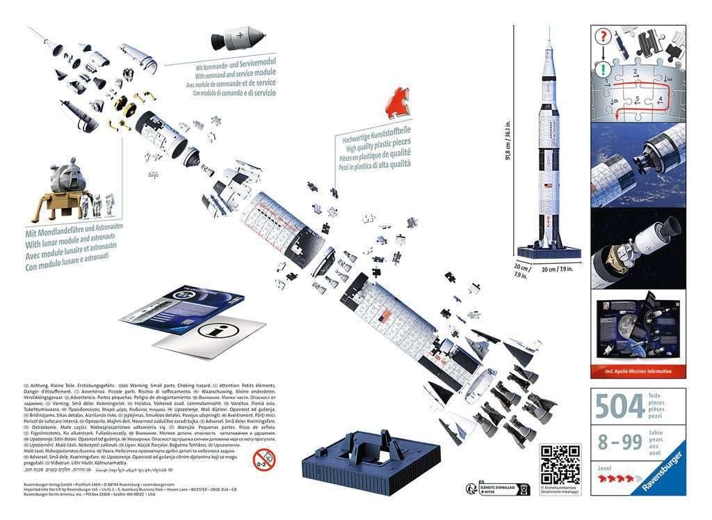 3D Puzzle Apollo Saturn V