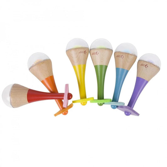 CLASSIC WORLD – RAINBOW MARACAS – ASSORTED