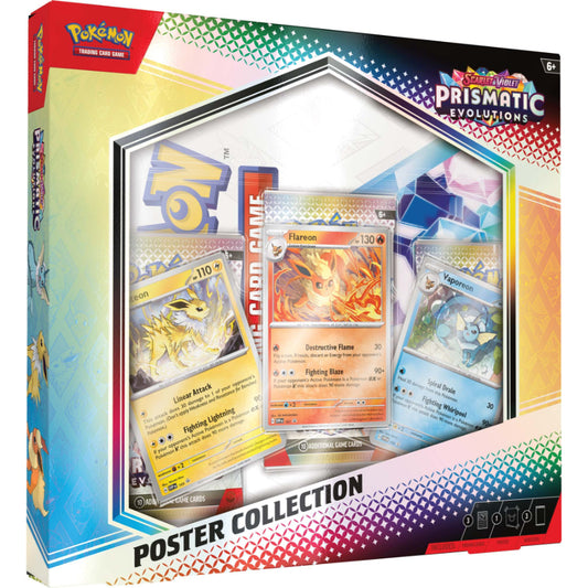 Pokémon TCG Scarlet & Violet Prismatic Evolutions Poster Collection by Pokémon