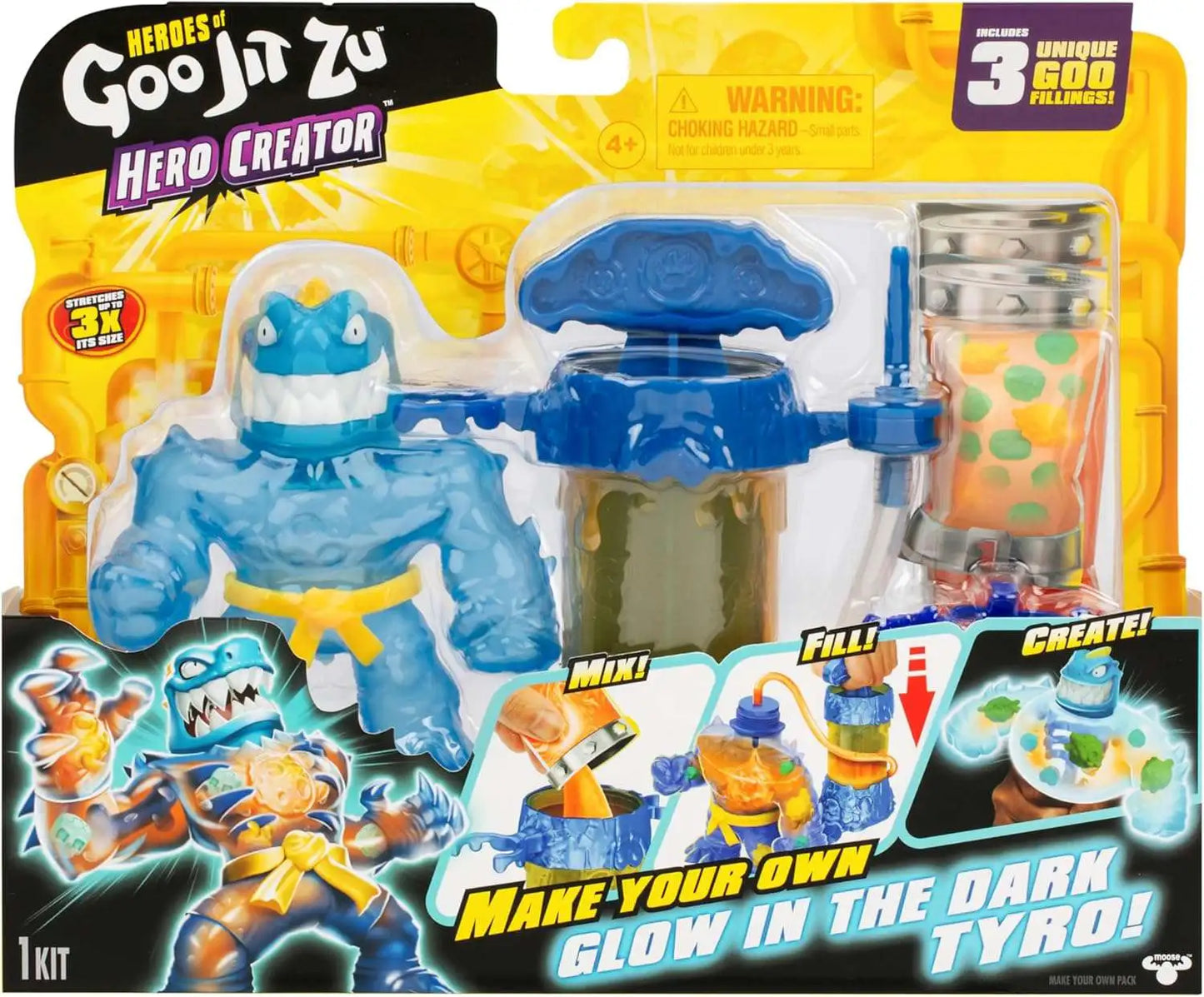 Heroes Of Goo Jit Zu Hero Creator Glow-in-the-Dark Tyro by Heroes Of Goo Jit Zu