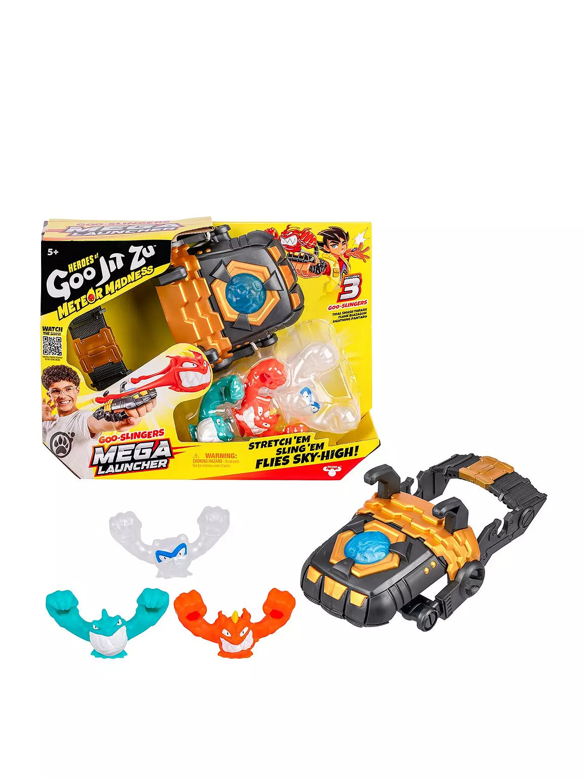 Heroes Of Goo Jit Zu Meteor Madness Mega Launcher, 3 Goo-Slingers by Heroes Of Goo Jit Zu