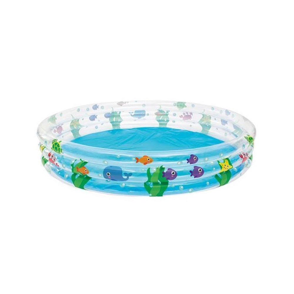 Bestway 5 Ft Round 3 Ring Kiddie Splash Pool by Bestway
