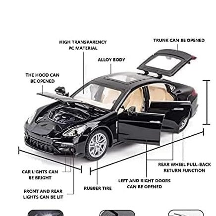 Porsche Panamera 1:24 Die-Cast Car by CHE ZHI