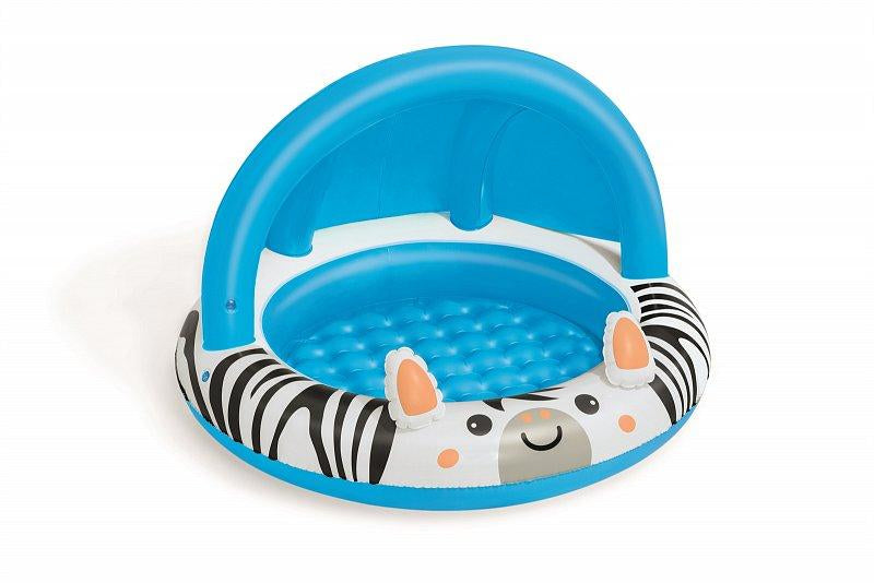 Bestway Safari Fun Inflatable Baby Pool with UV Sunshade by Bestway