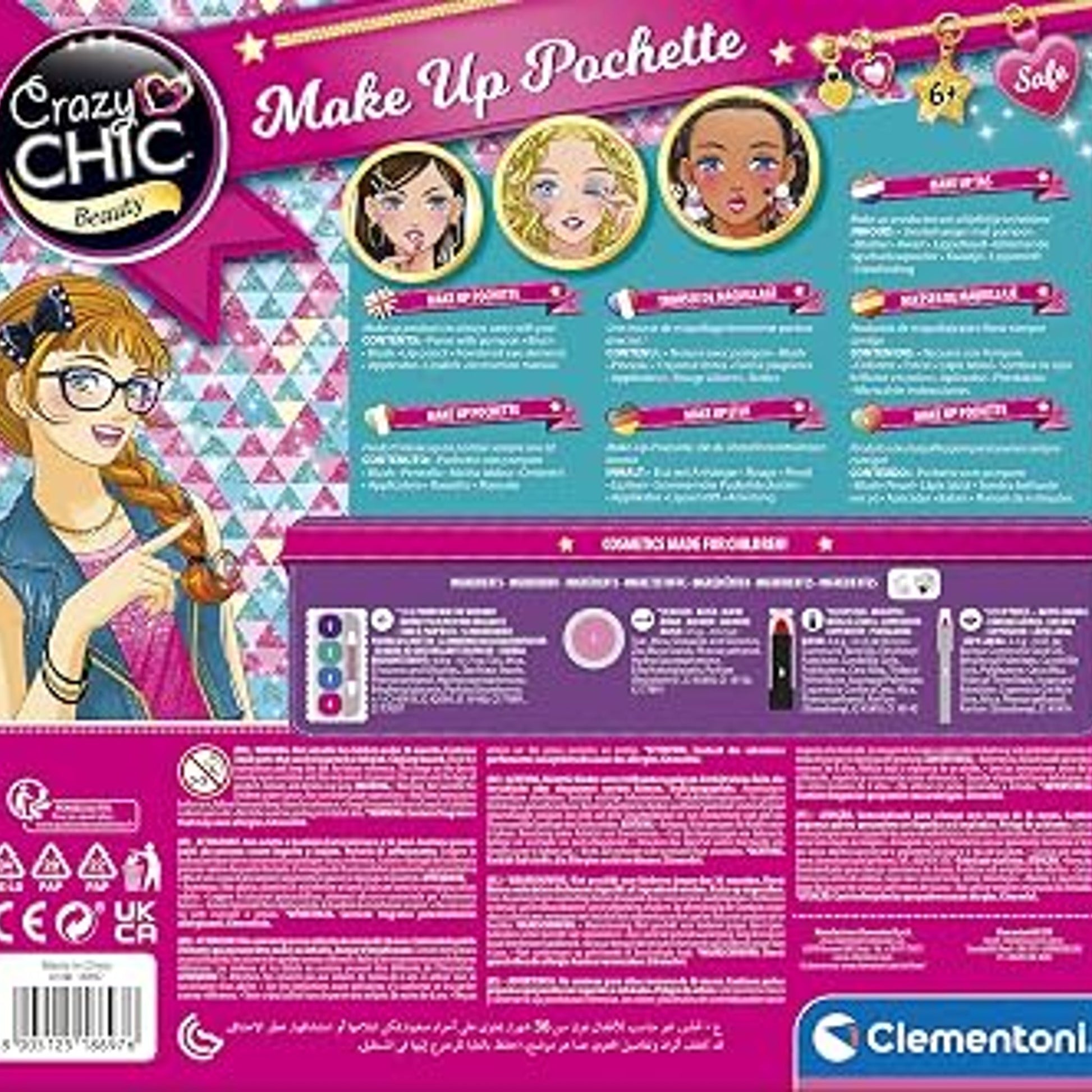 Clementoni Crazy Chic Makeup Pochette by Clementoni